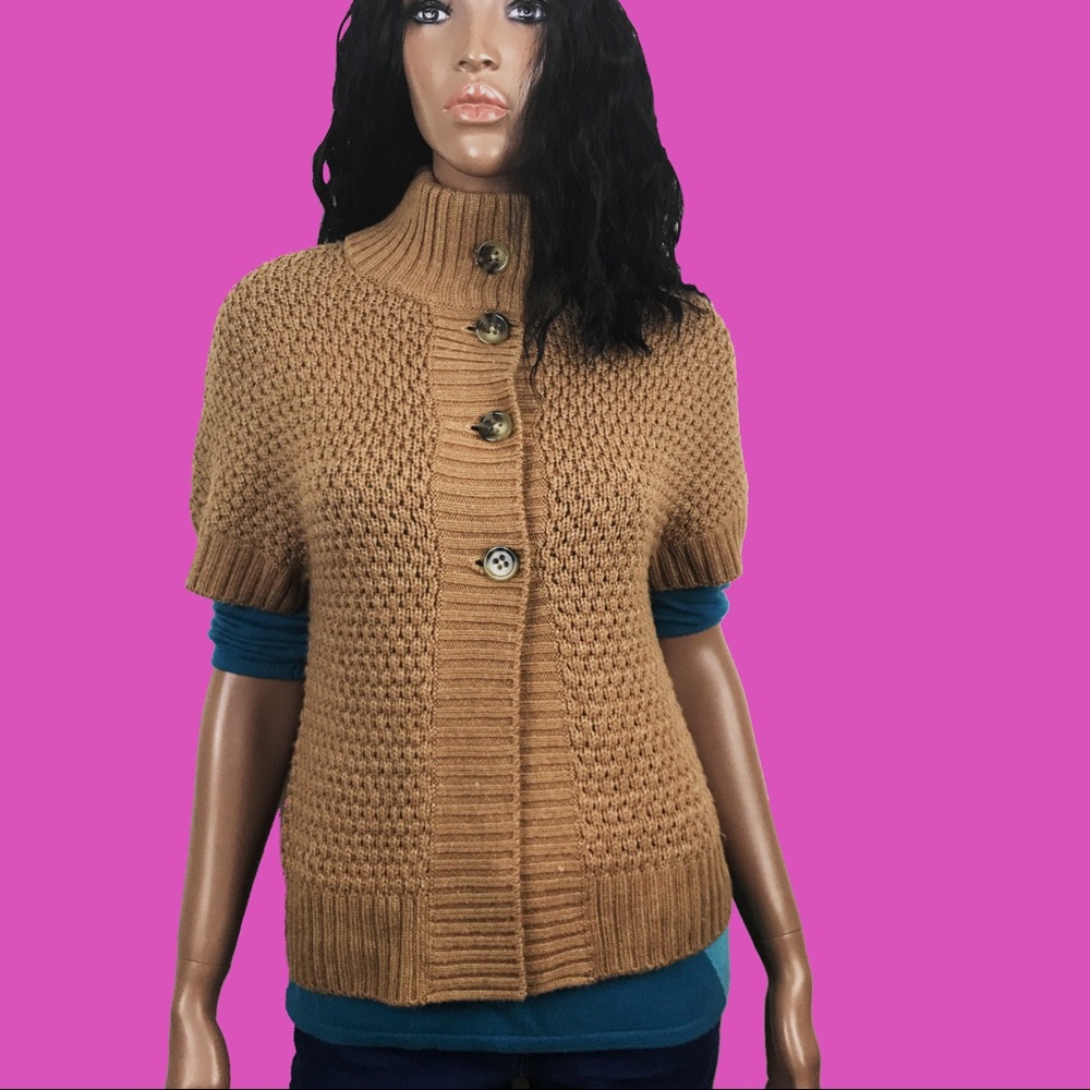 Banana Republic Chunky Knit High Collar Sweater